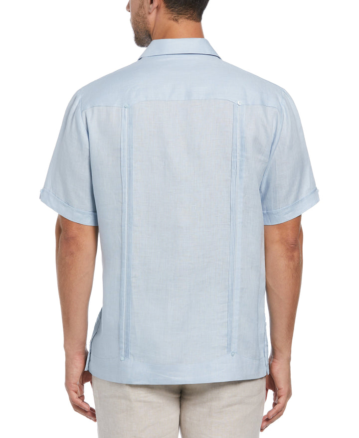 Linen Guayabera Shirt (Cashmere Blue)