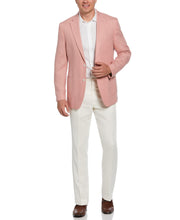 100% Linen Single-Breasted Sport Coat (Quartz Pink) 
