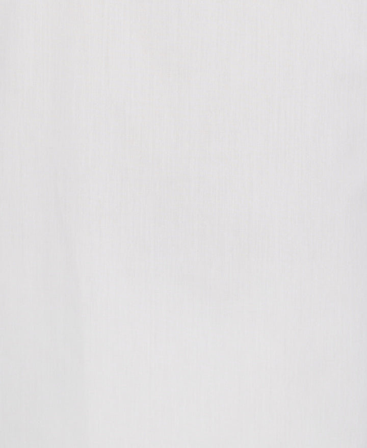 Camp Collar Guayabera Shirt (Pure White)