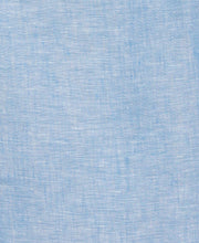 Big & Tall 100% Linen 1 Pocket Cross Dye Shirt (Parisian Blue) 