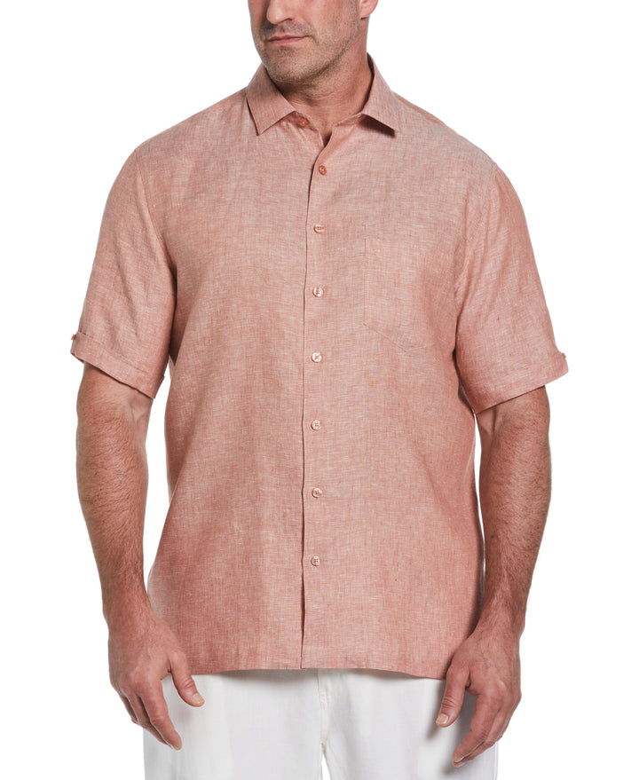 Linen Short Sleeve Shirt (Chutney)