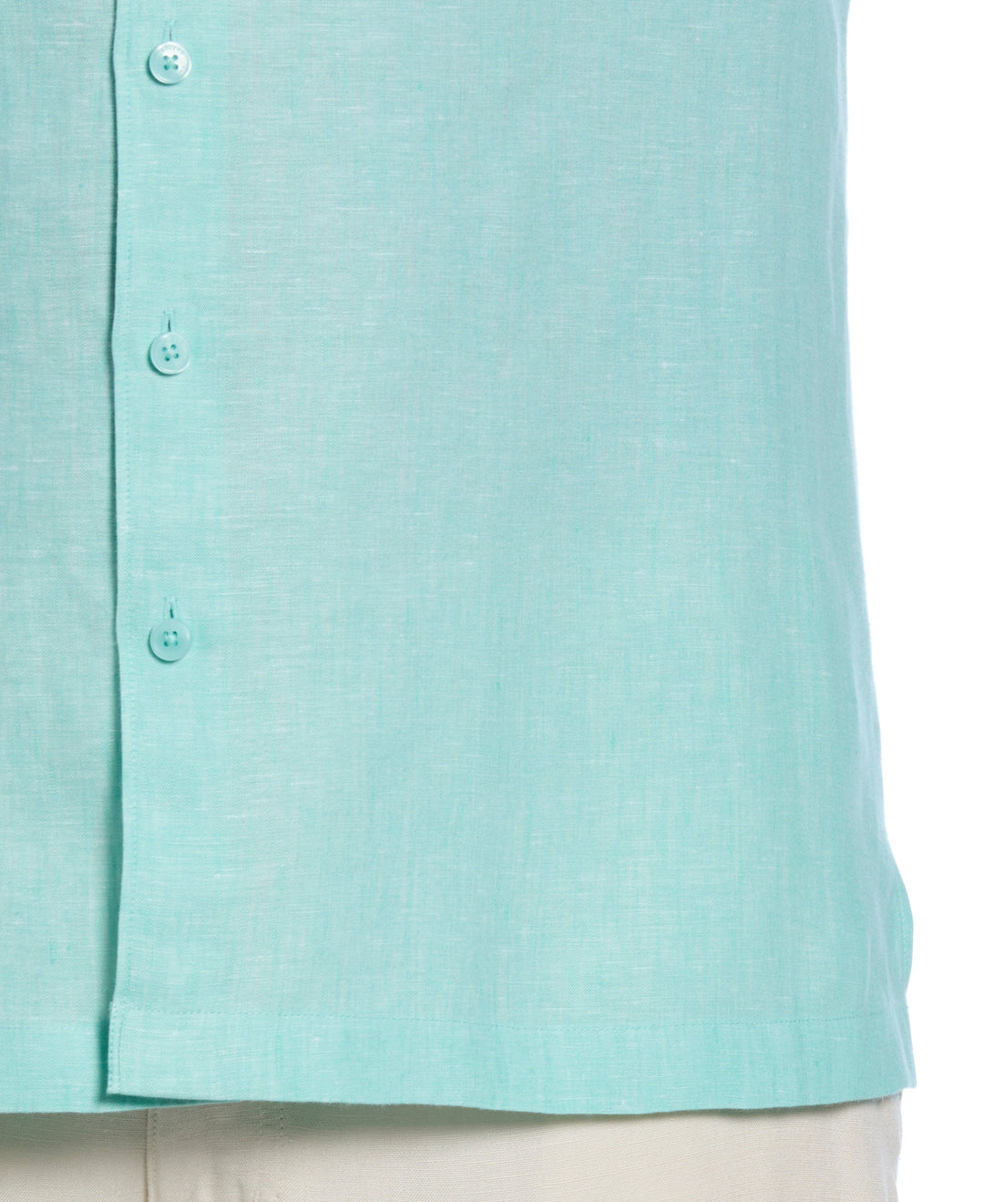 Linen Short Sleeve Shirt (Cascade)