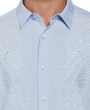 Floral Embroidered Panel Shirt (Kentucky Blue) 
