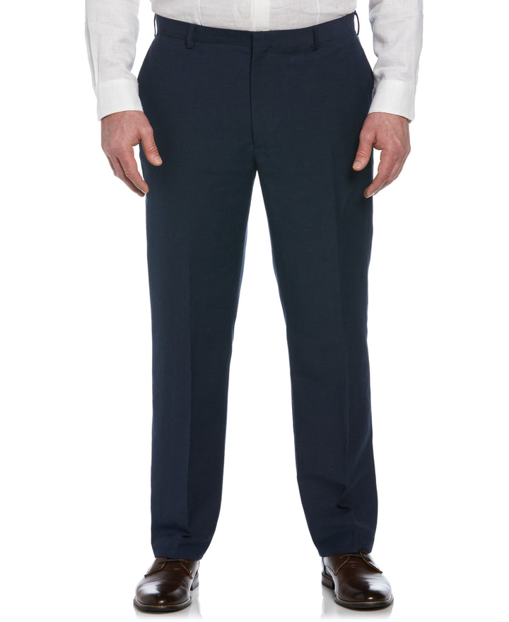 Big & Tall Linen Blend Suit Pant (Dress Blues)