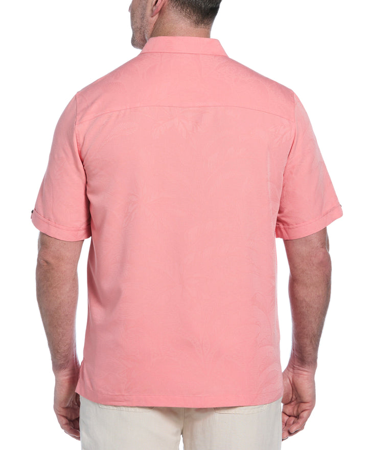 Big & Tall Palm Jacquard Shirt (Lantana)