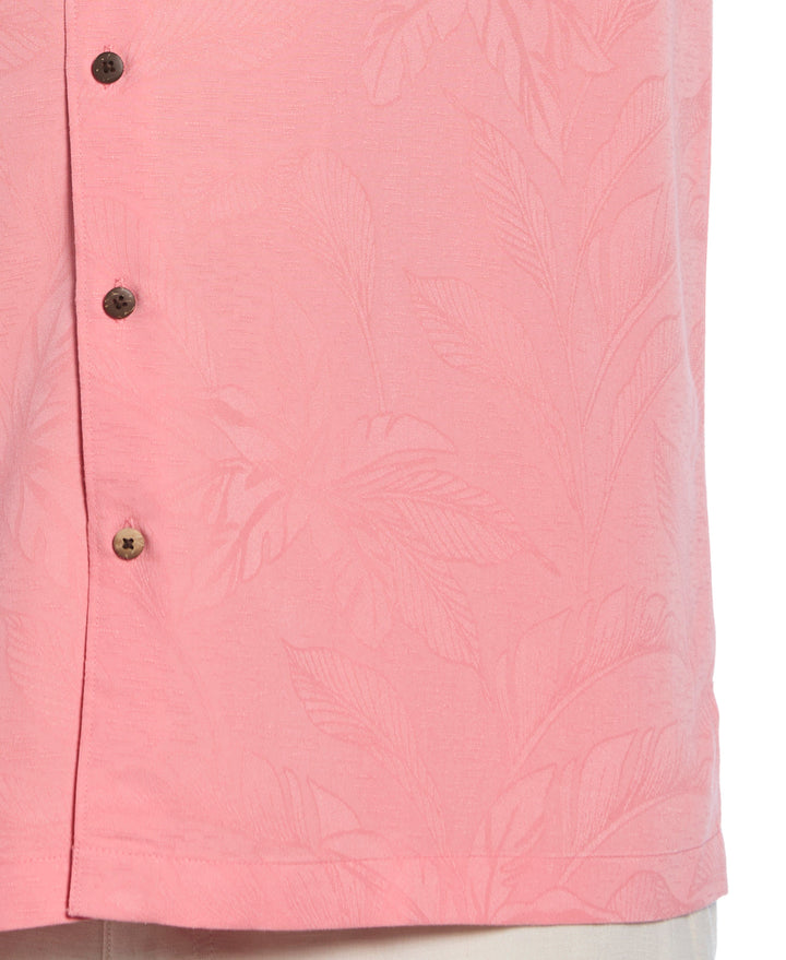 Big & Tall Palm Jacquard Shirt (Lantana)