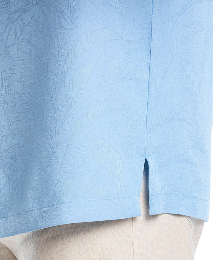Big & Tall Palm Jacquard Shirt (Allure)