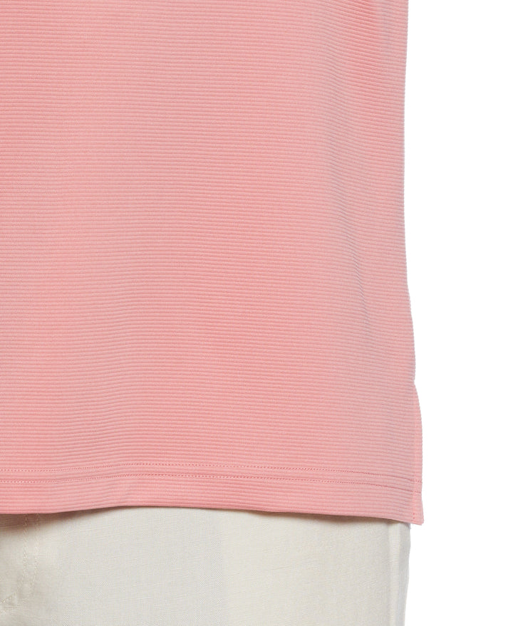 Big & Tall Solid Textured Polo (Brandied Apricot)