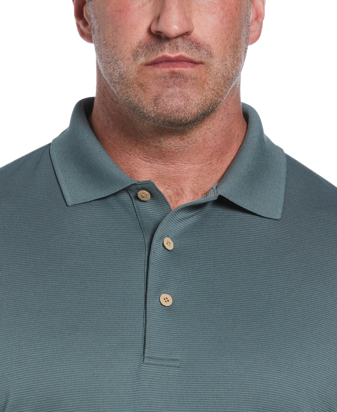 Big & Tall Solid Textured Polo (Balsam Green)