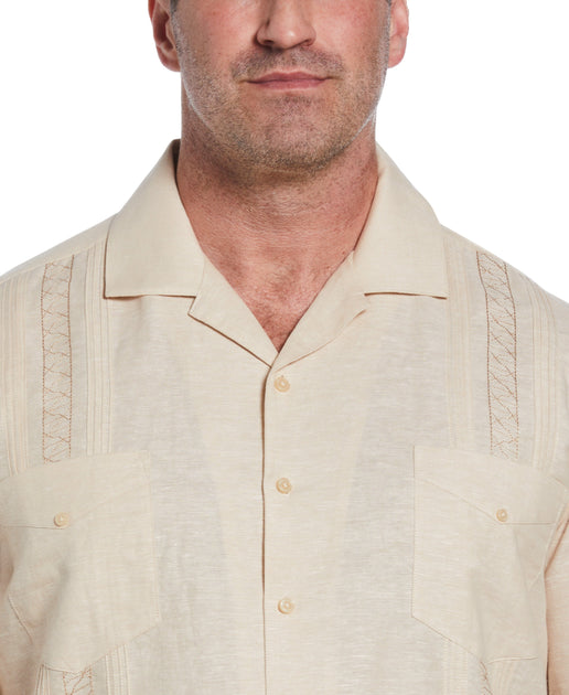 トップス \"90s HAVENERA\" cuba shirt L ivory brown The Havanera co.] Vintage Cuba Shirt [1990s-] Vintage Cuba