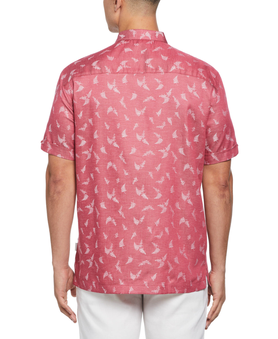 Botanical Print Jacquard Shirt (Holly Berry)