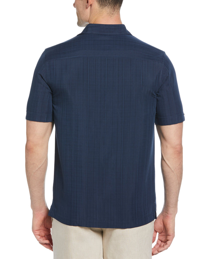 Textured One Pocket Shirt (Dress Blues)