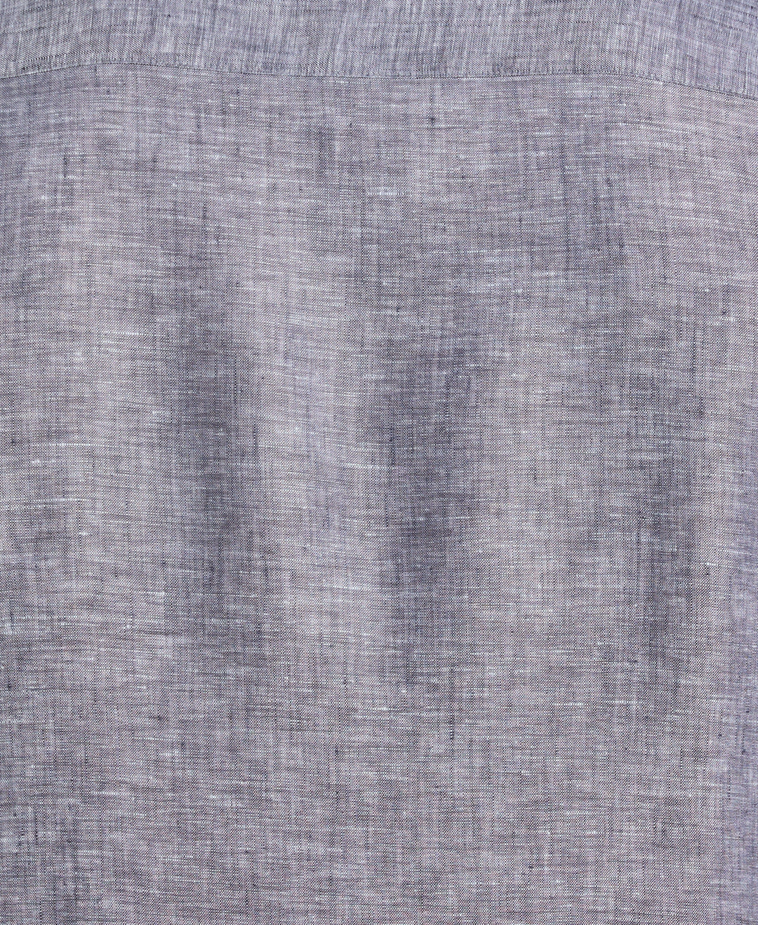 Linen Short Sleeve Shirt (Mood Indigo)