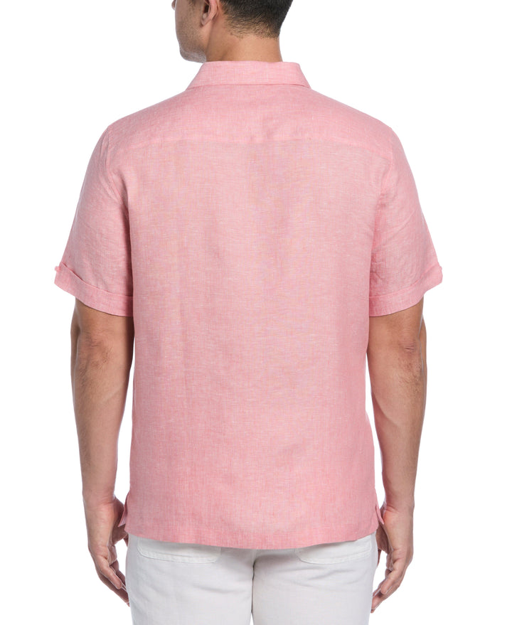 Linen Short Sleeve Shirt (Lantana)