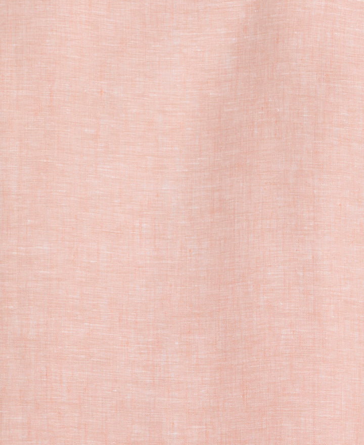 Linen Short Sleeve Shirt (Dusty Coral)