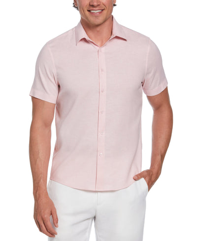 Cross Hatch Pattern Shirt (Pink Dolphin) 