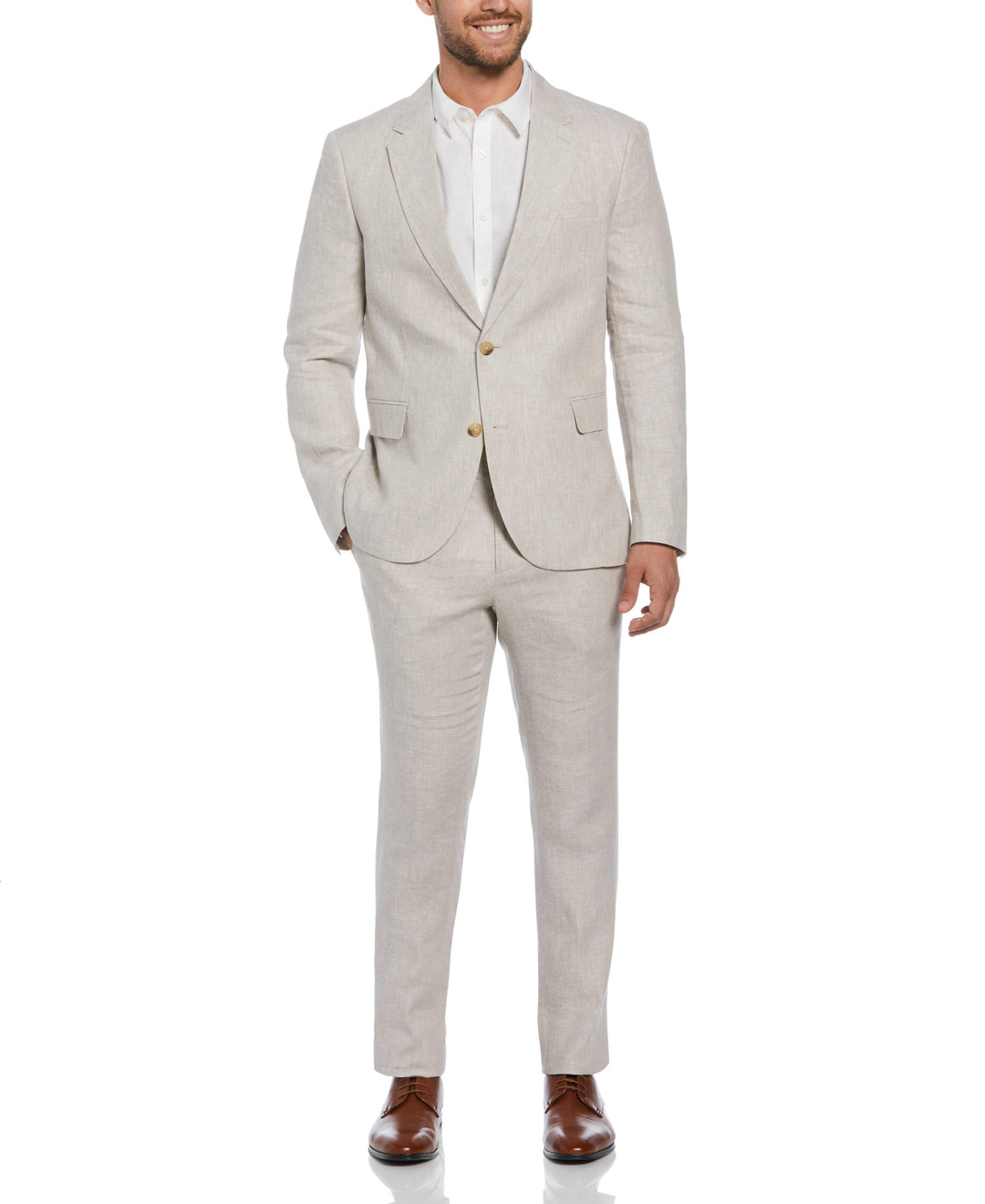Delave Linen Sport Coat (Natural Linen)