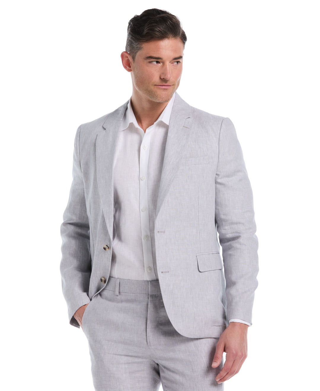 Delave Linen Sport Coat (Sleet)