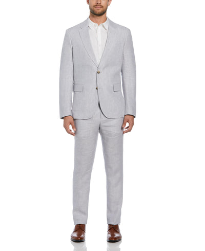 Delave Sleet Linen Suit-Suit Set-Cubavera Collection