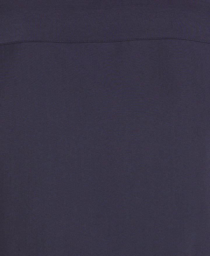 Embroidered Panel Shirt (Mood Indigo)
