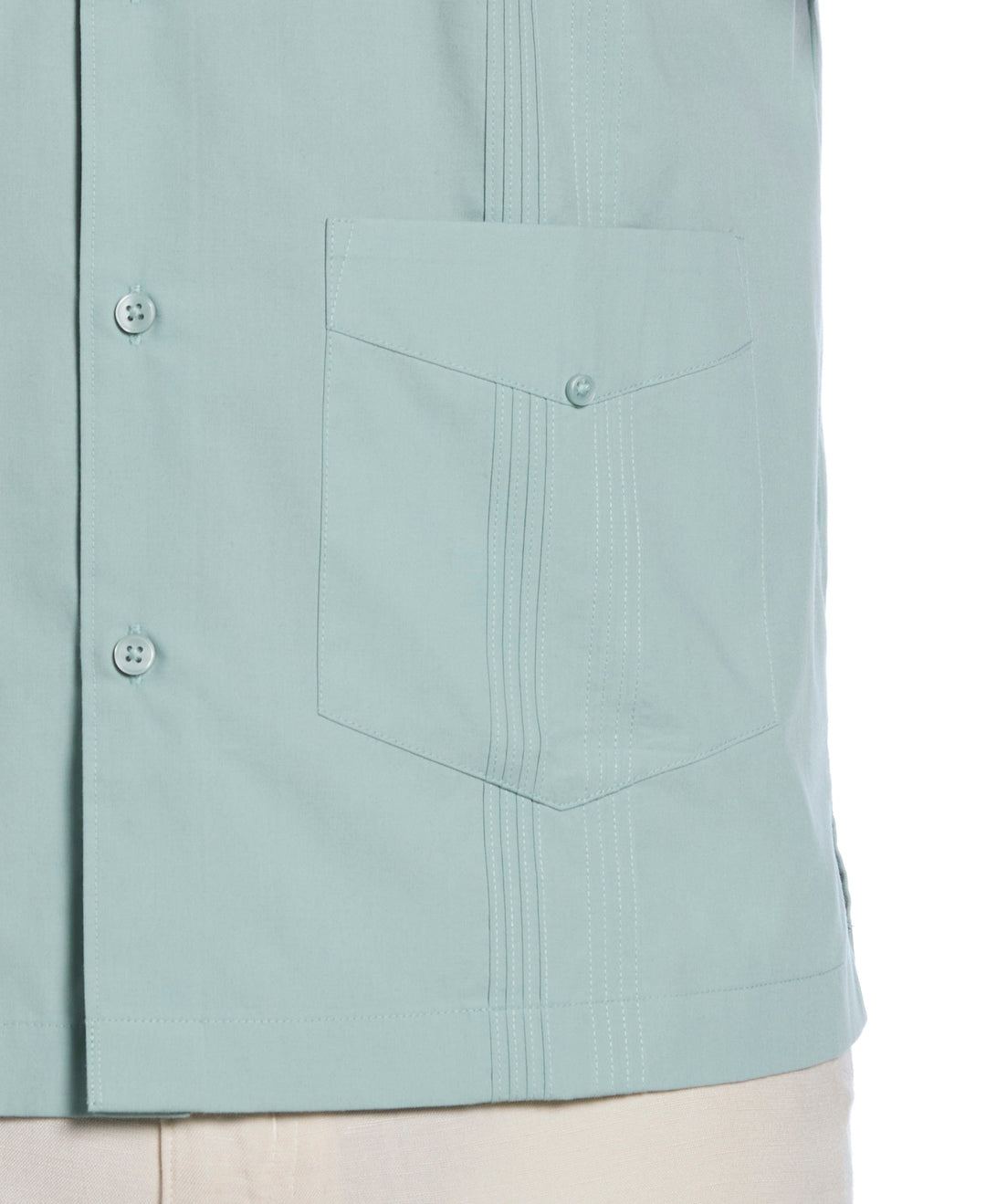 Four Pocket Guayabera Shirt (Blue Surf)