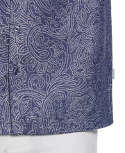 Jacquard Abstract Floral Paisley Print Shirt (Oceana) 