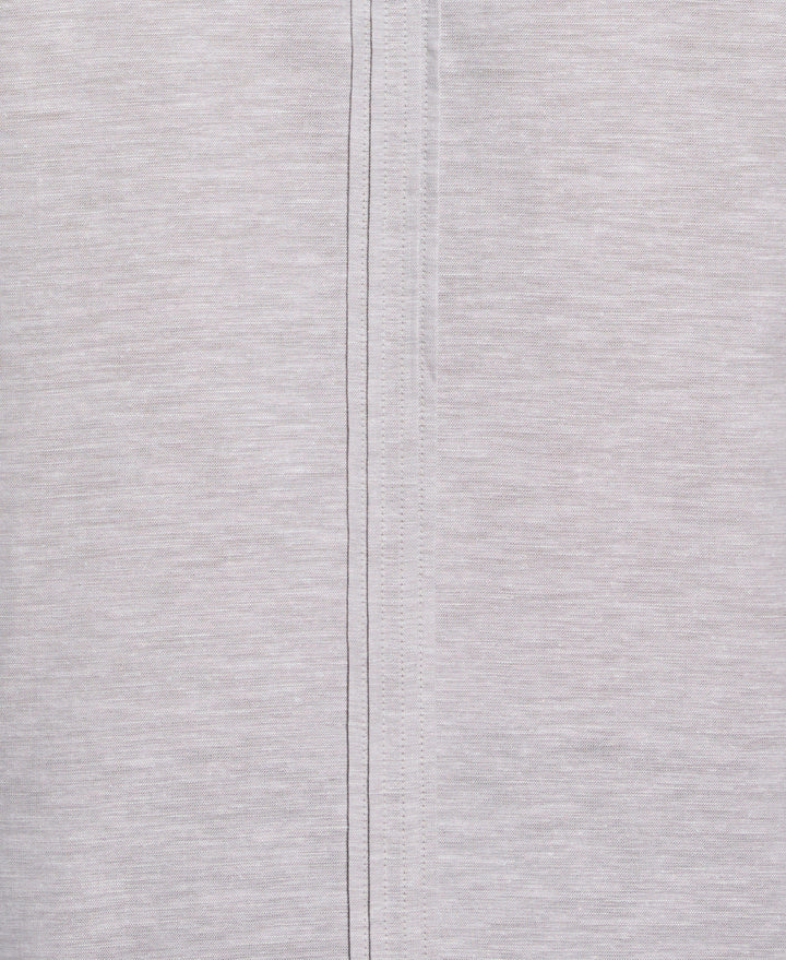 Linen Blend 4-Pocket Guayabera Shirt (Ultimate Gray)