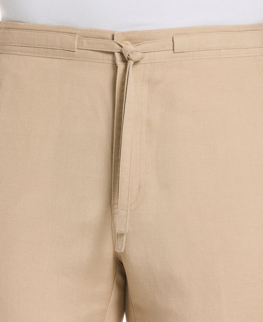 Linen Blend Drawstring Pant (Irish Cream)