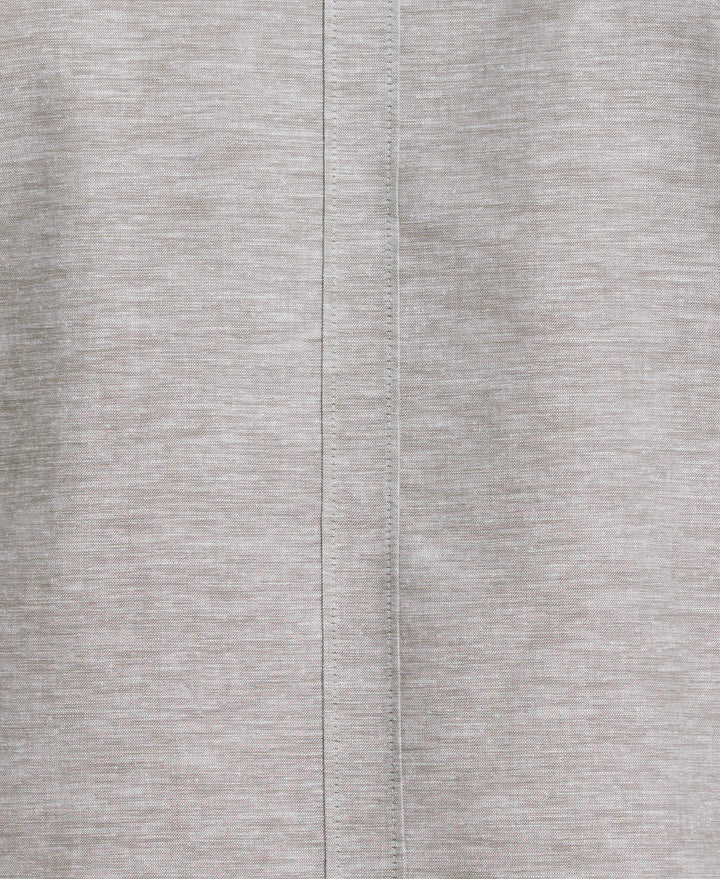 Linen Blend Guayabera Shirt (Olivine)