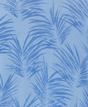 Palm Print Jacquard Sweater (Della Robia Blue) 
