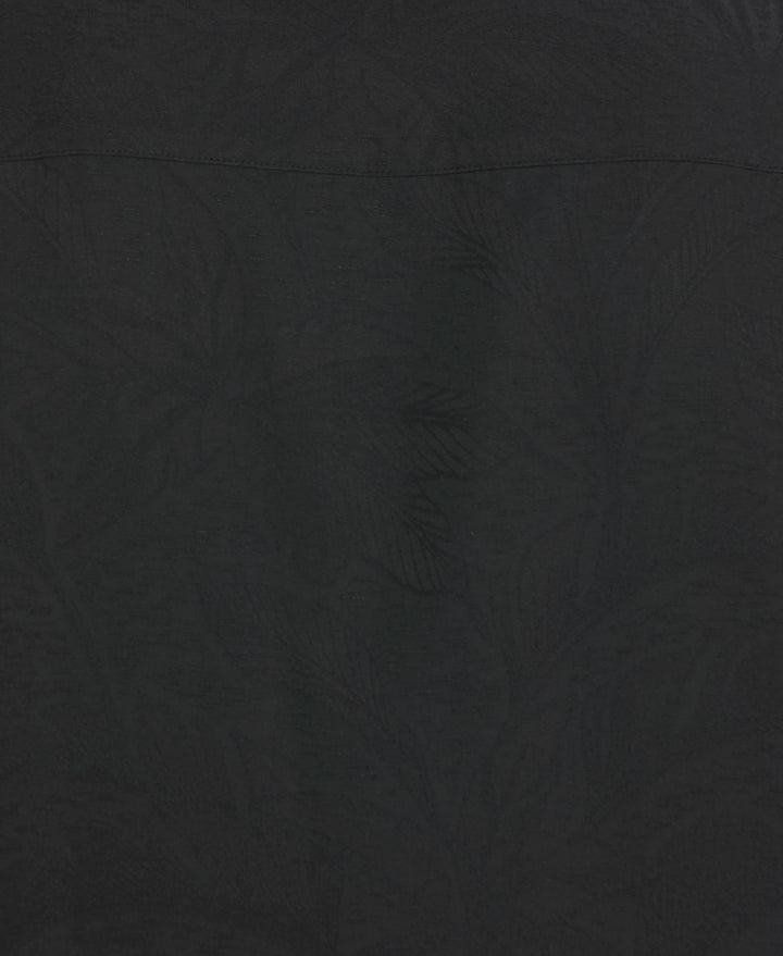 Palm Print Shirt (Jet Black)
