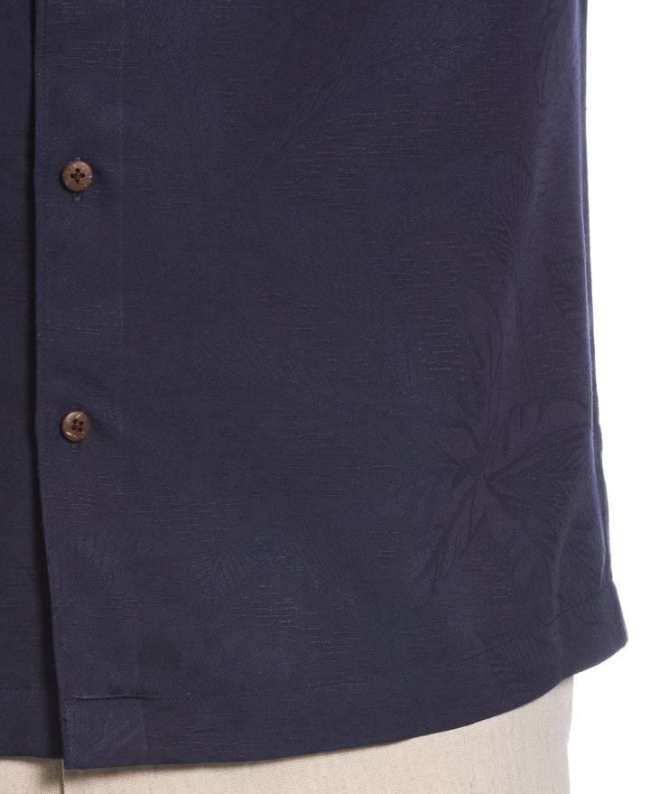 Palm Print Shirt (Navy Blazer)