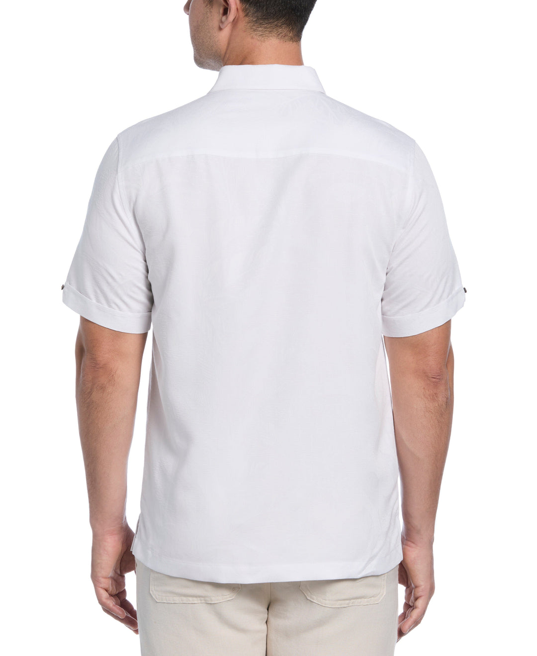 Palm Print Shirt (Brilliant White)