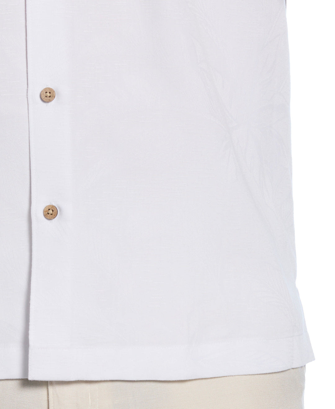 Palm Print Shirt (Brilliant White)