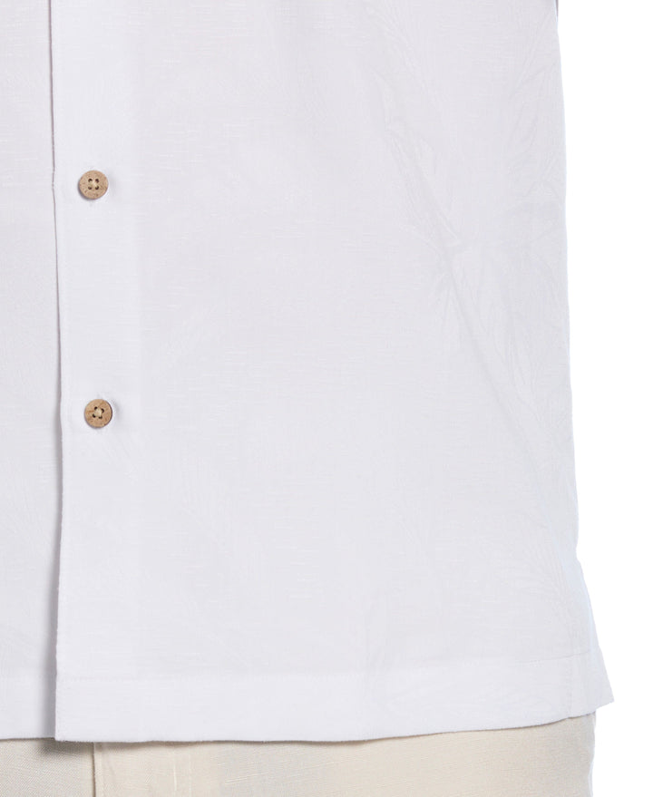 Palm Print Shirt (Brilliant White)