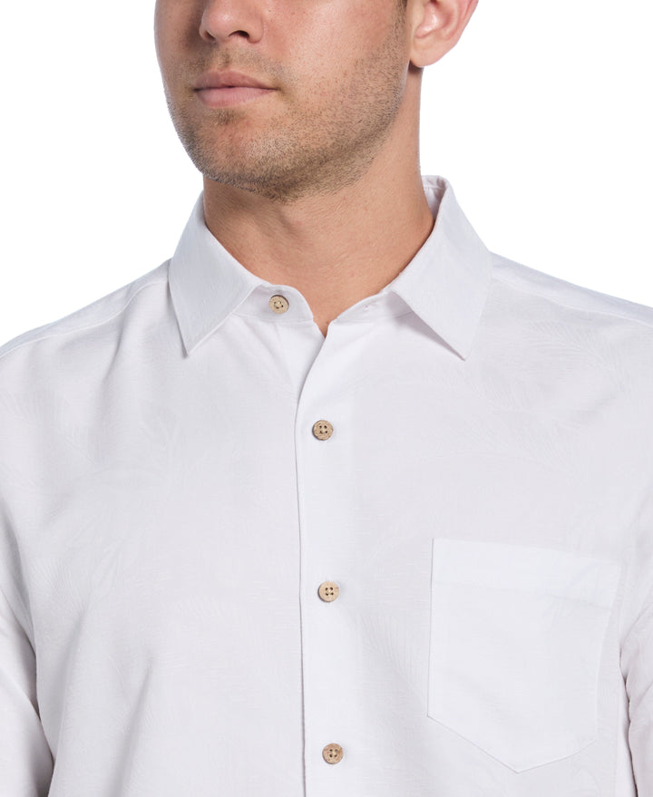 Palm Print Shirt (Brilliant White)