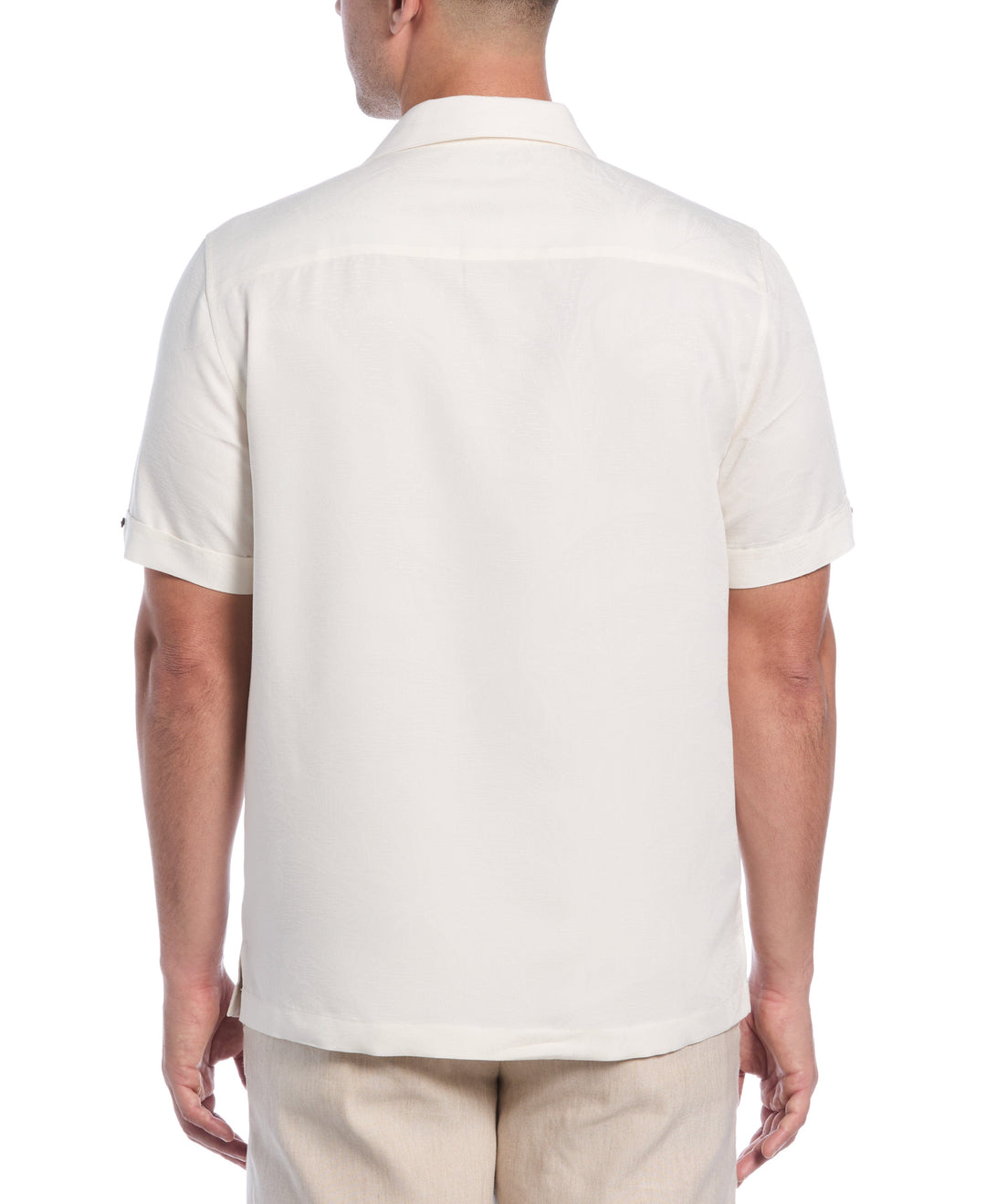 Palm Print Shirt (Egret)