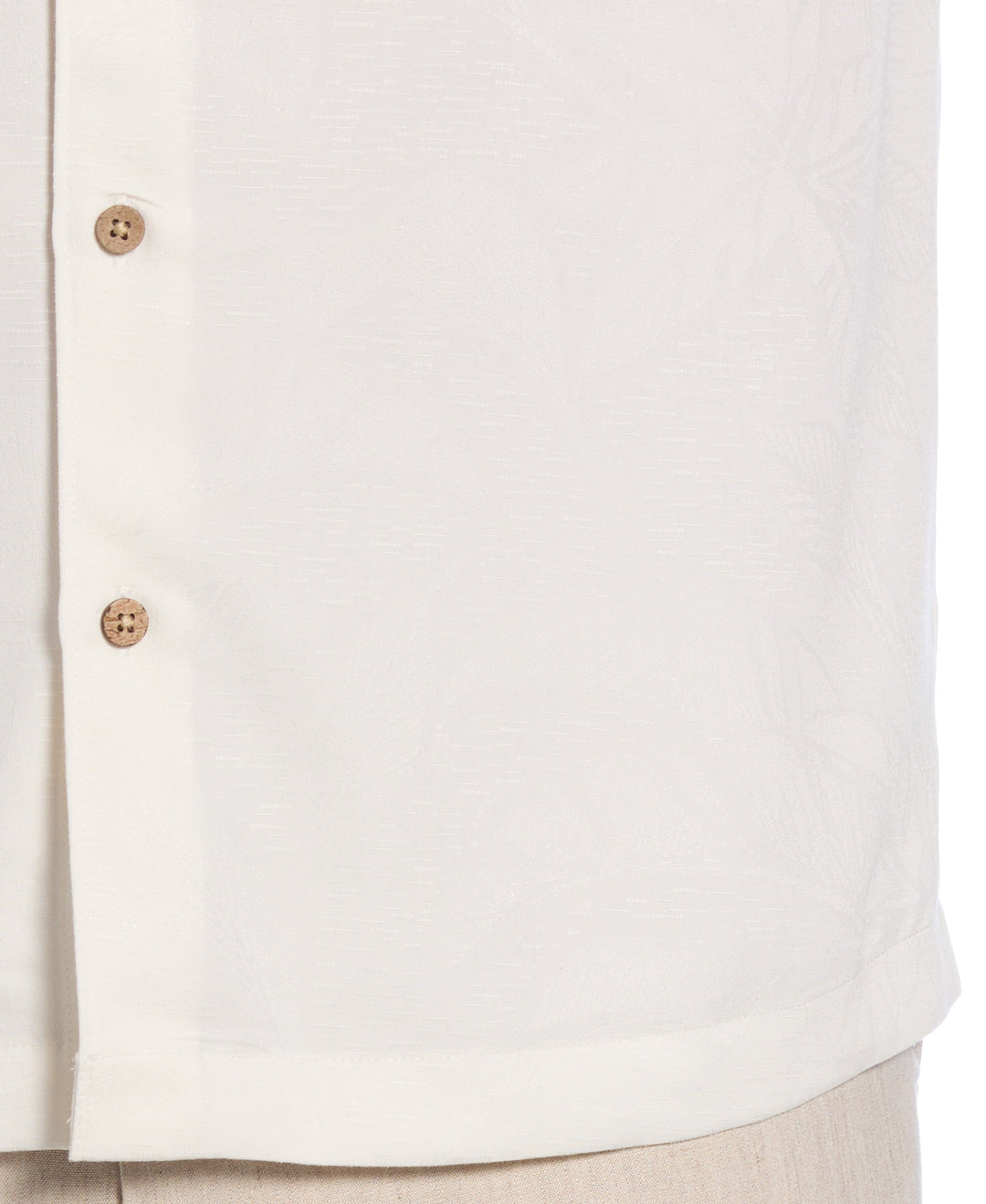 Palm Print Shirt (Egret)