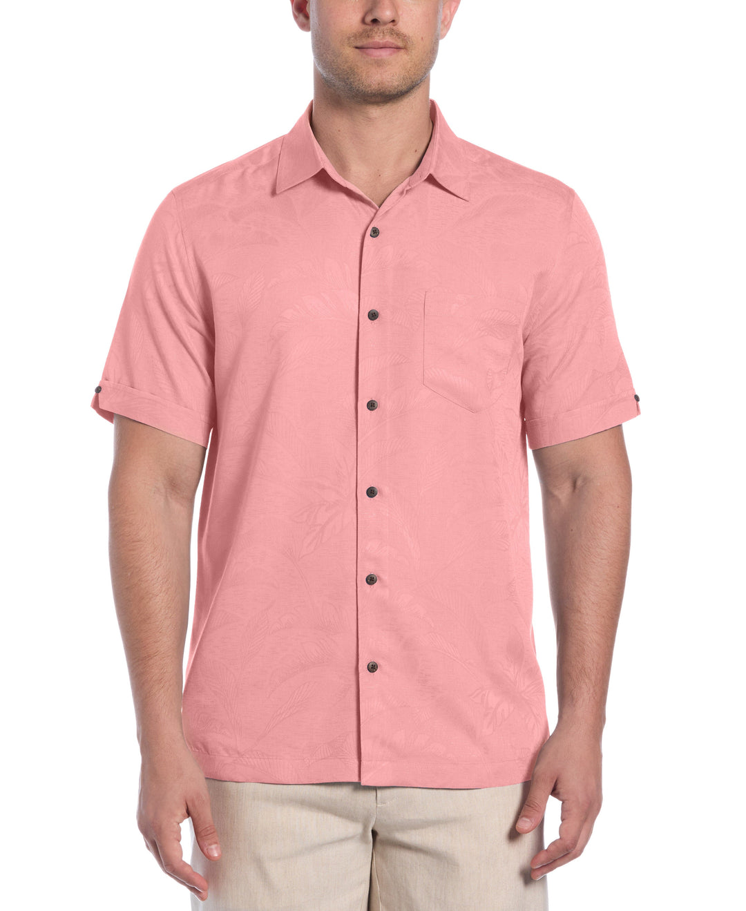 Palm Print Shirt (Lantana)