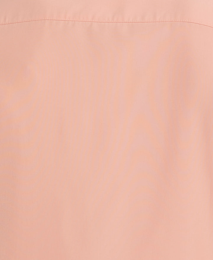 Insert Panels Pickstitch Shirt (Dusty Coral)