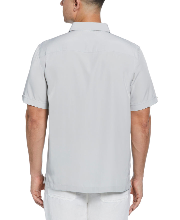 Insert Panels Pickstitch Shirt (Harbor Mist)