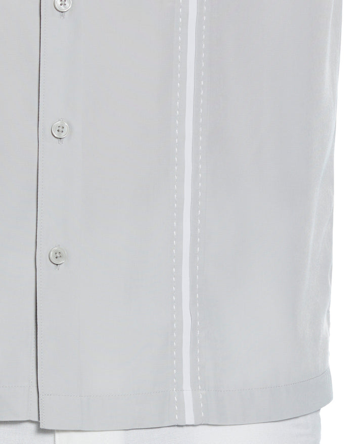 Insert Panels Pickstitch Shirt (Harbor Mist)