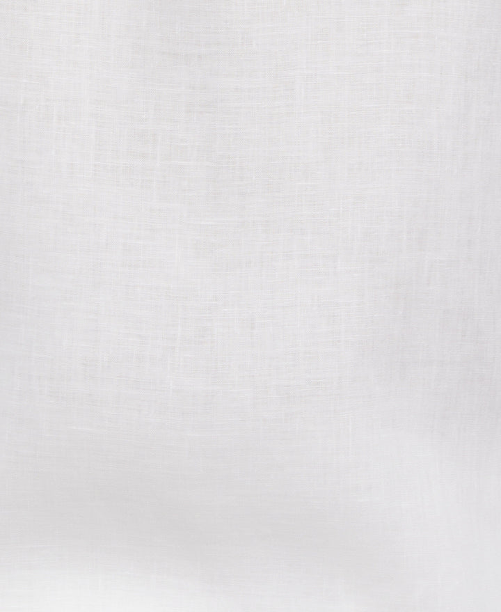 Solid Linen Sport Shirt (Bright White)