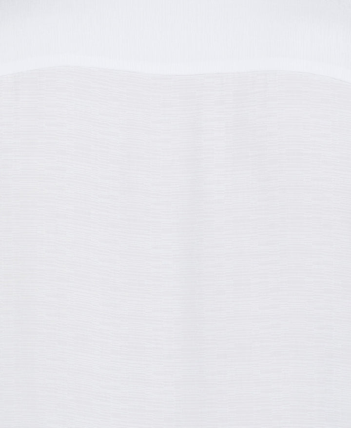 Viscose Textured Cuban Collar Shirt (Brilliant White)