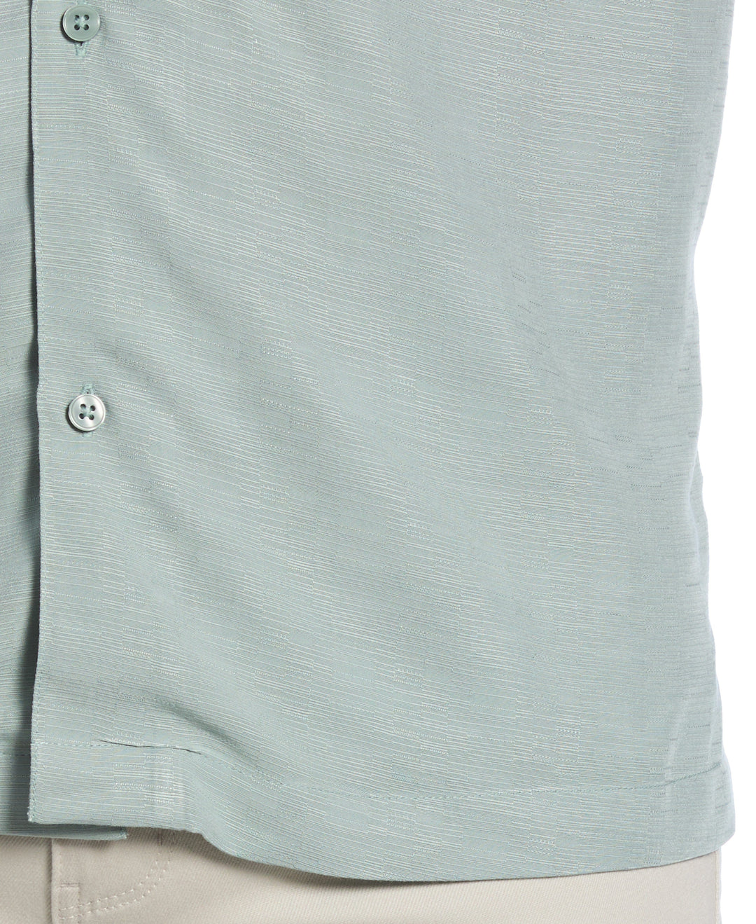Viscose Textured Cuban Collar Shirt (Blue Surf)