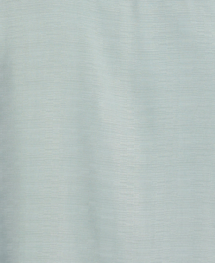 Viscose Textured Cuban Collar Shirt (Blue Surf)