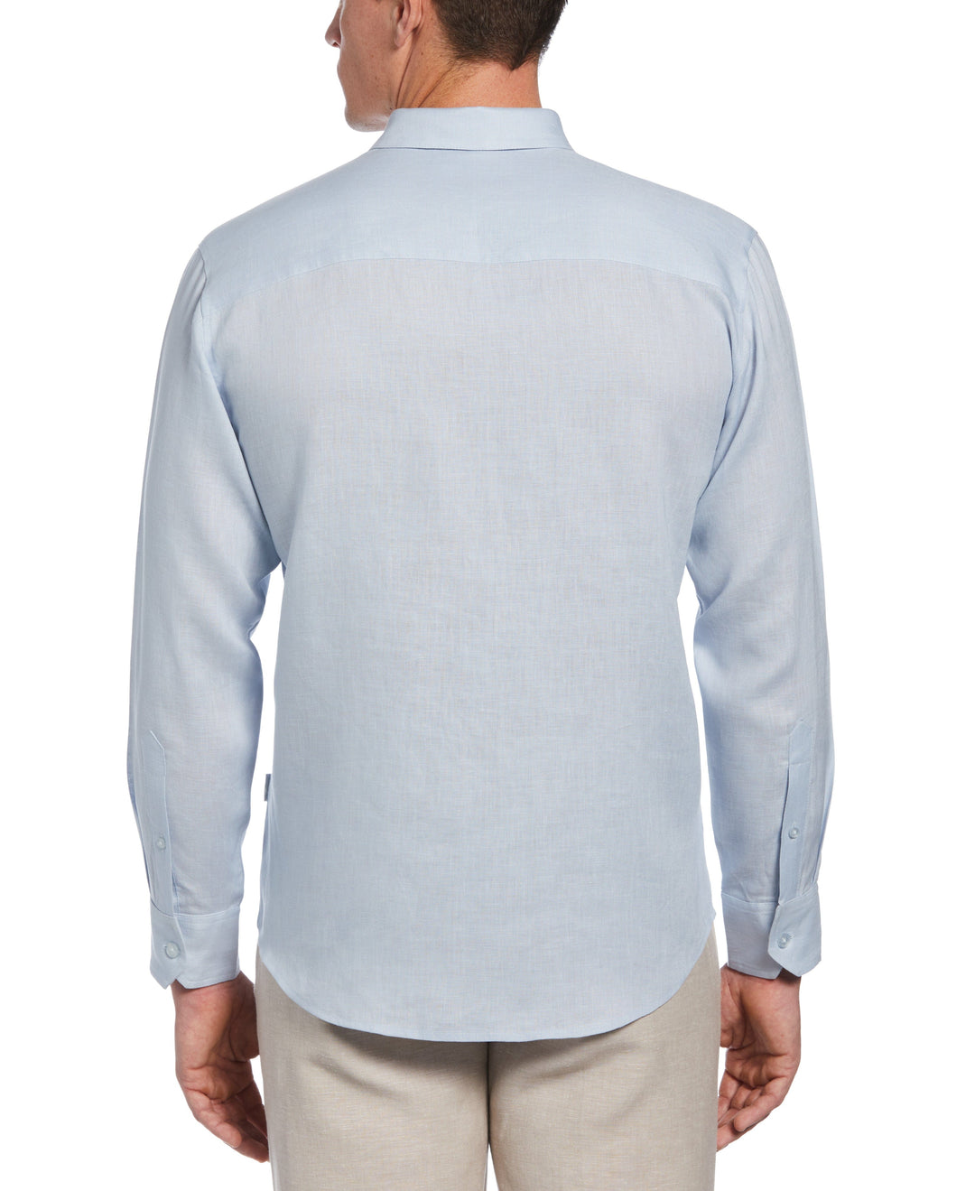 Big & Tall 100% Linen Tuck Shirt (Cashmere Blue)