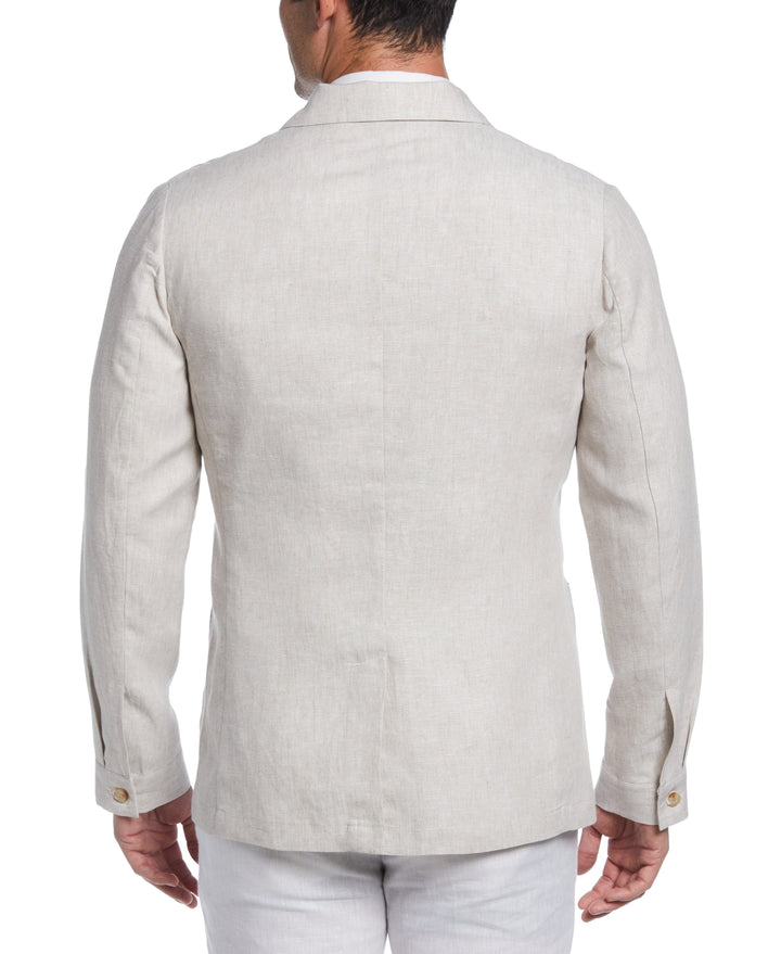 Delave Linen Guayabera Jacket (Natural Linen)