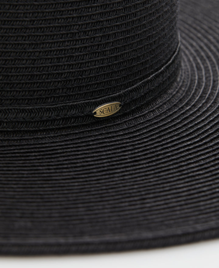 Paper Braid Big Brim (Black)