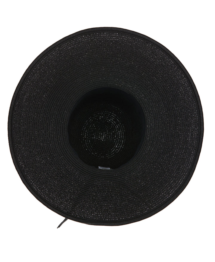 Paper Braid Big Brim (Black)